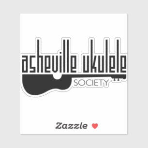 Sticker de la société Asheville Ukulele