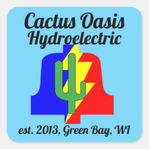 Sticker de la société Cactus Oasis Hydroelectric