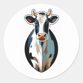 Sticker de la vache laitière de charme - Animal de