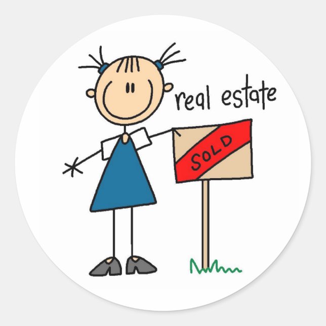 Sticker de l'agent immobilier (Devant)
