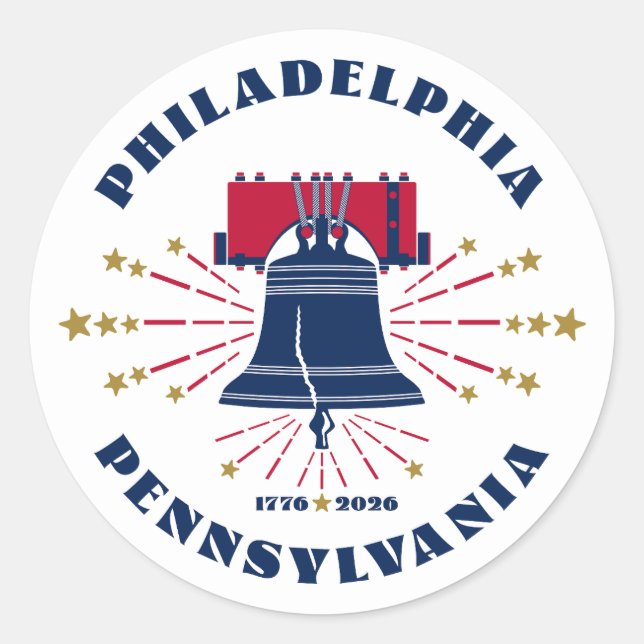Sticker de l'America's Anniversary Liberty Bell 17 (Devant)