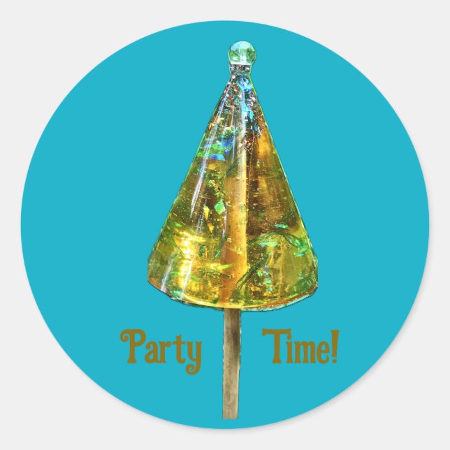 Sticker de l'arbre de l'heure des fêtes (Devant)