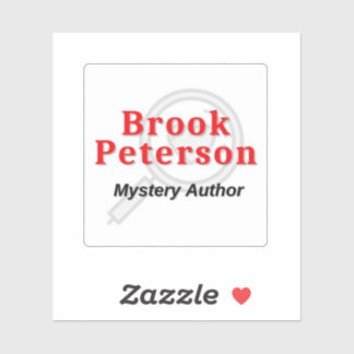 Sticker de l'auteur du mystère Brook Peterson