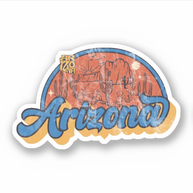 Sticker de l'état de l'Arizona (Devant)