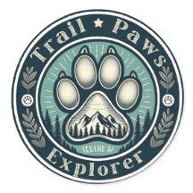 Sticker de l'Explorateur de pattes de piste