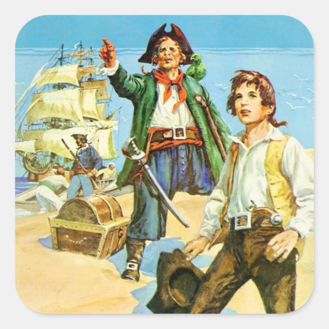 Sticker de l'île au trésor 1 (Devant)