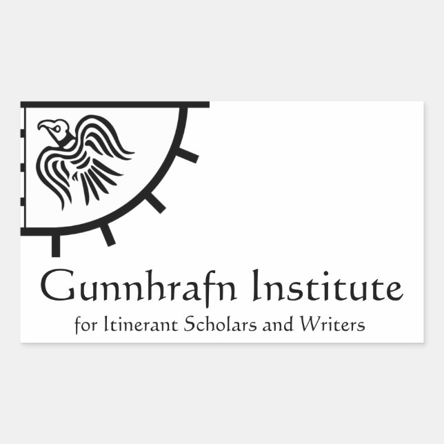 Sticker de l'Institut Gunnhrafn (Devant)