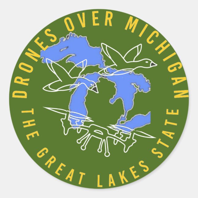 Sticker de logo officiel pour drones sur le Michig (Devant)