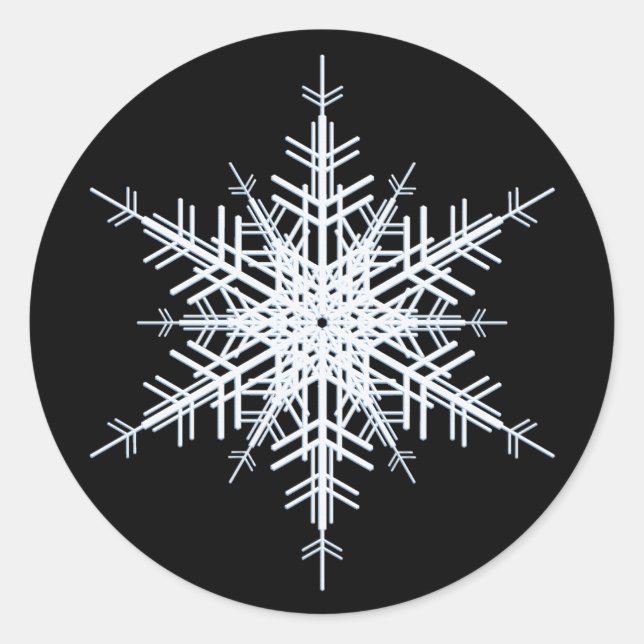 Sticker de mariage d'hiver (Devant)