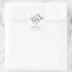 Sticker de mariage favori pour marguerite blanche