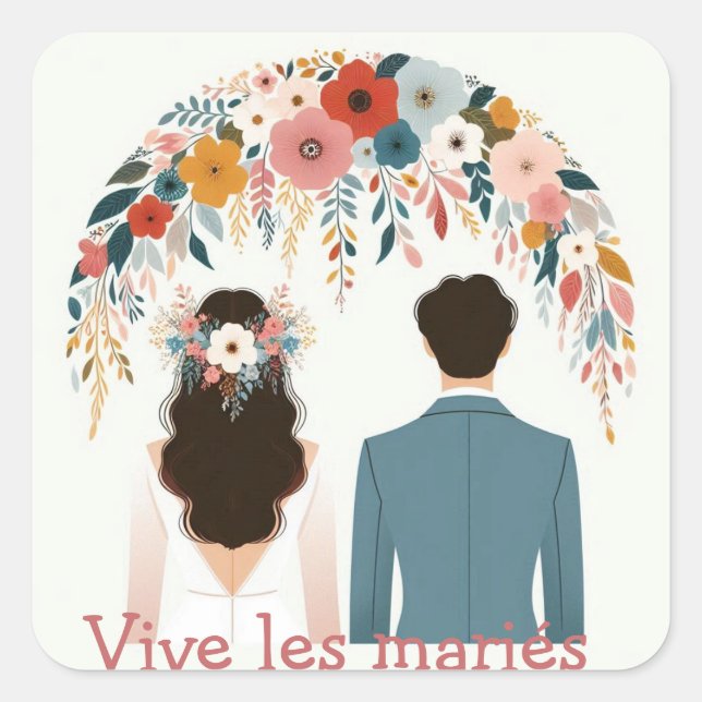 Sticker de mariés (Devant)