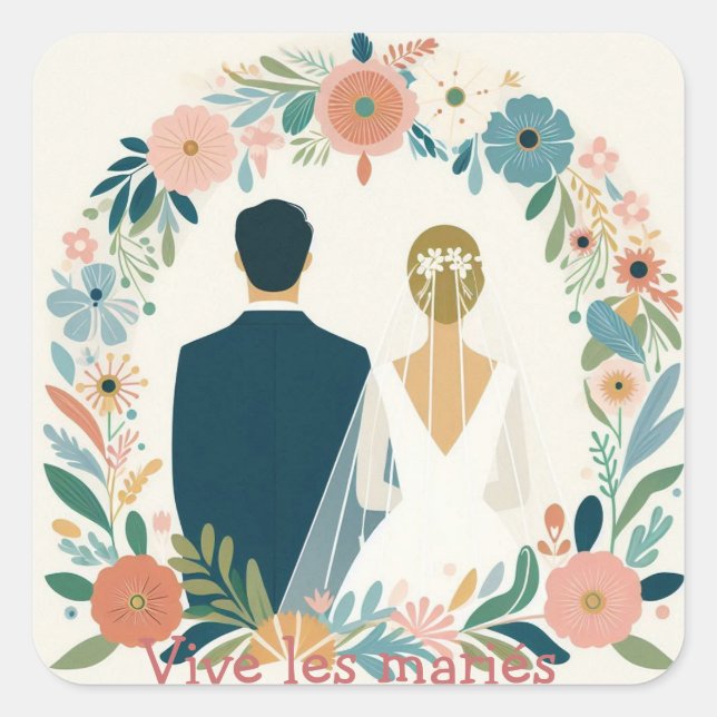 Sticker de mariés (Devant)