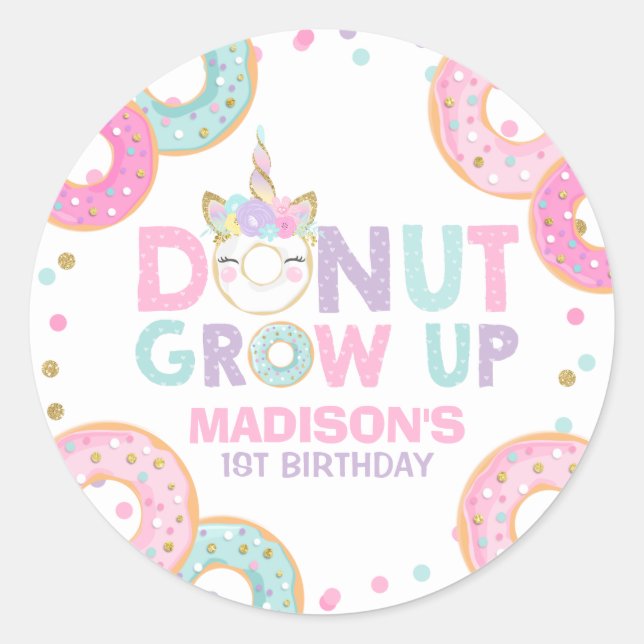 Sticker de marque de la fête des beignes Croissanc (Devant)