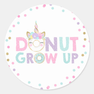 Sticker de marque de la fête des beignes Croissanc