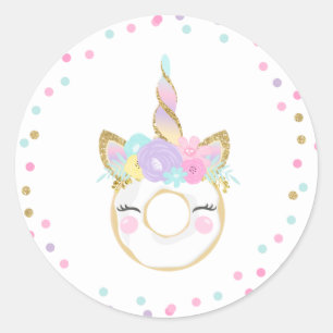 Sticker de marque de la fête des beignes Croissanc