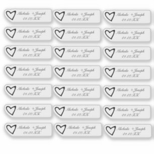 Sticker de marque du logo du Mariage d'emballage d
