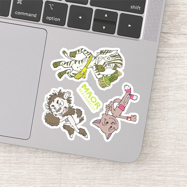 Sticker de mât 3 x 3 pouces MAOR #4 (Détail)