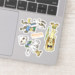 Sticker de mât 3 x 3 pouces pour chibi #3