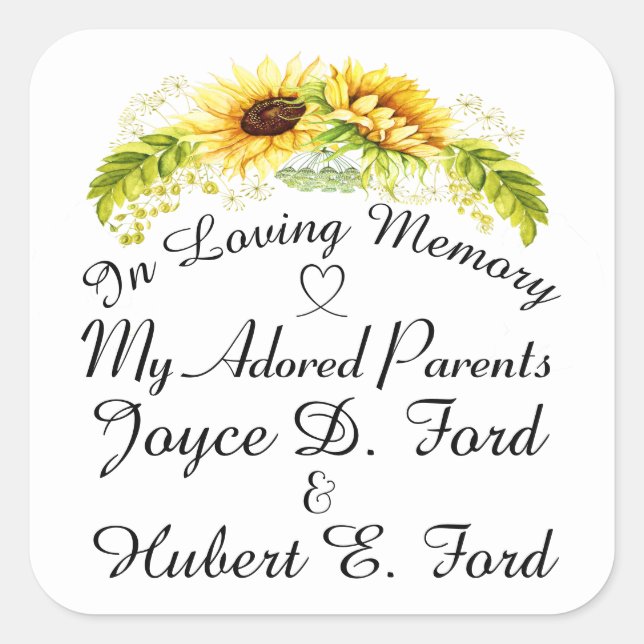 Sticker de Memoriam (Devant)