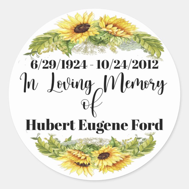 Sticker de Memoriam (Devant)