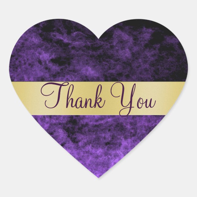 Sticker de Merci à brumes violettes (Devant)