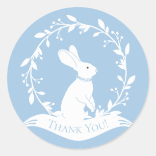 Sticker de Merci de Baby shower Bunny Favoriser