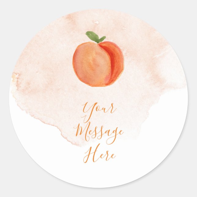 Sticker de message Summer Sweet Little Peach (Devant)