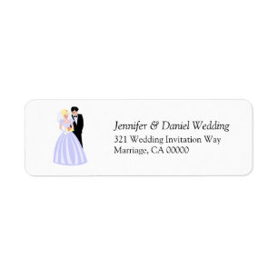 Sticker de messagerie des enveloppes de faire-part