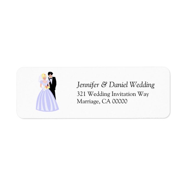 Sticker de messagerie des enveloppes de faire-part (Devant)