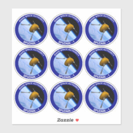 Sticker de mission satellite Idaho Spudnik