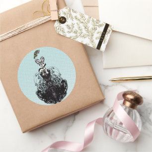 Sticker de mode Diva - Points blancs