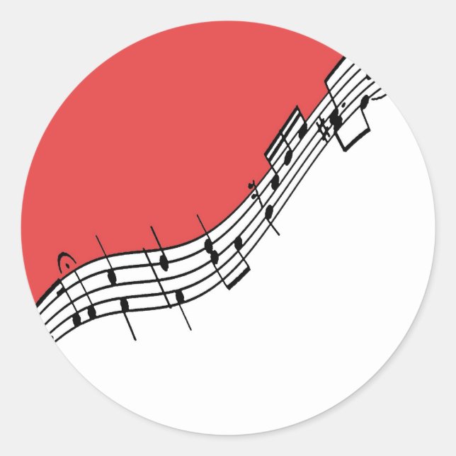 Sticker de musique (Devant)