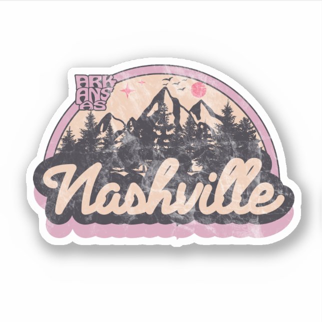 Sticker de Nashville, Arkansas (Devant)