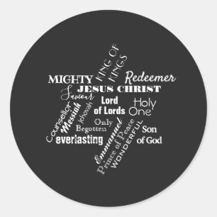 Sticker de Noël de Jésus