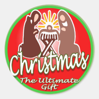 Sticker de Noël de la Sainte Famille