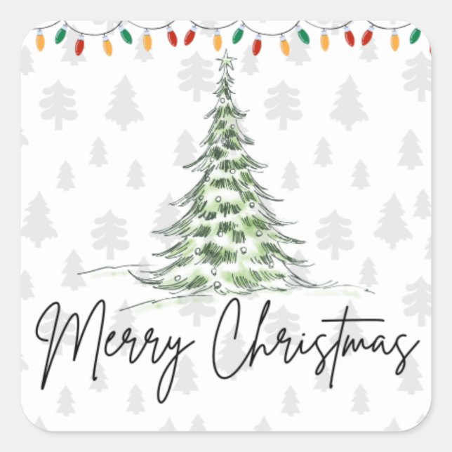 Sticker de Noël joyeux (Devant)