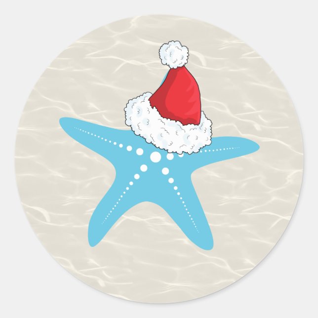 Sticker de Noël Tropical Starfish (Devant)