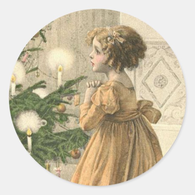 sticker de Noël victorien (Devant)