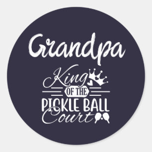 Sticker de nom de la Fête des pères de la balle de