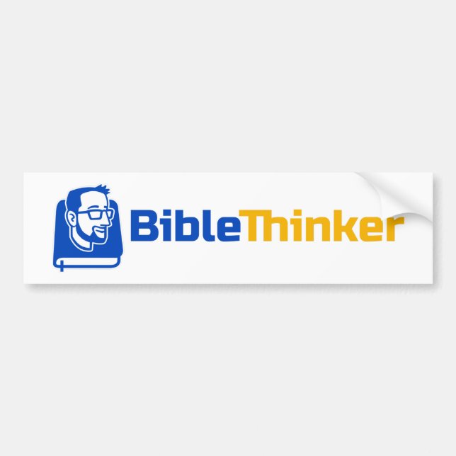 Sticker de pare-chocs BibleThinker (Devant)