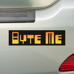 Sticker de pare-chocs Byte Me