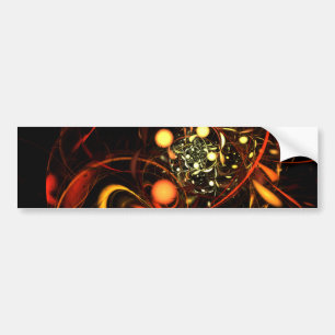 Sticker de pare-chocs d'art Abstrait
