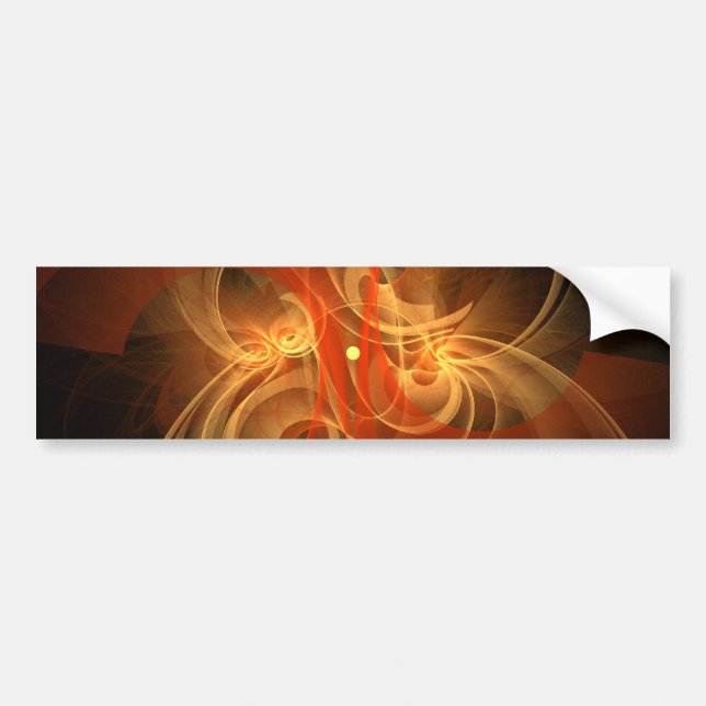 Sticker de pare-chocs d'art Abstrait de la magie d (Devant)