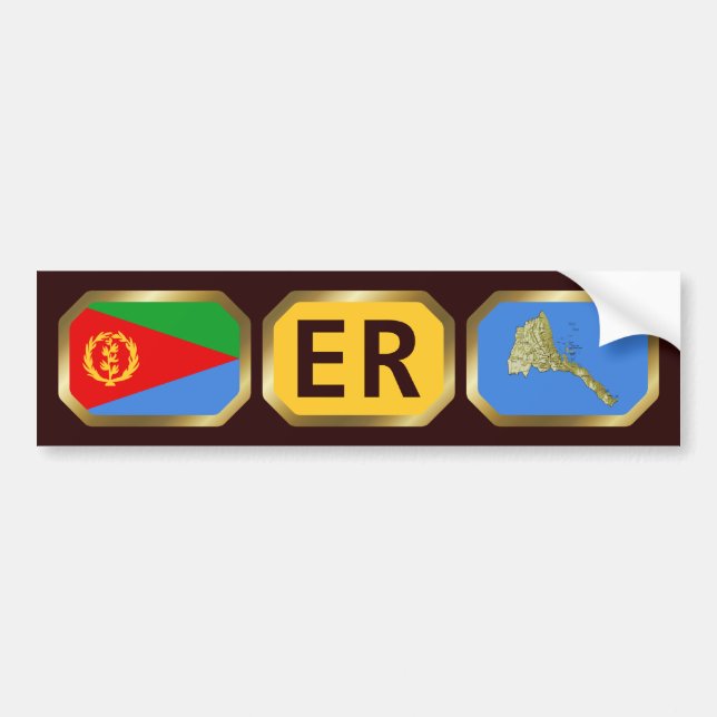 Sticker de pare-chocs de code de la carte du drape (Devant)