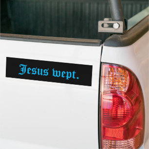 Sticker de pare-chocs de Jésus