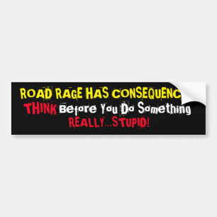 Sticker de pare-chocs de la RAGE ROUTE, contrôle F