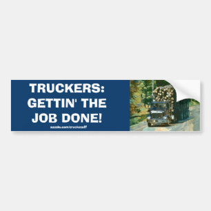 Sticker de pare-chocs de l'ENTRÉE BIG RIG TRUCKERS