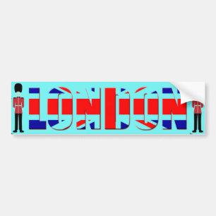 Sticker de pare-chocs de Londres