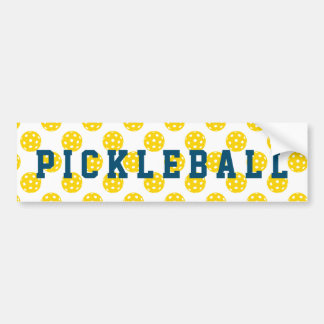 Sticker de pare-chocs de Pickleball