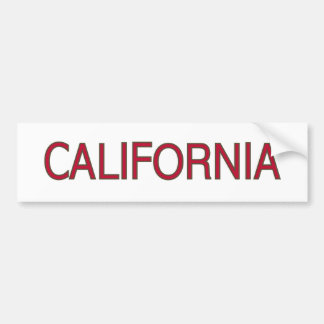 Sticker de pare-chocs en Californie